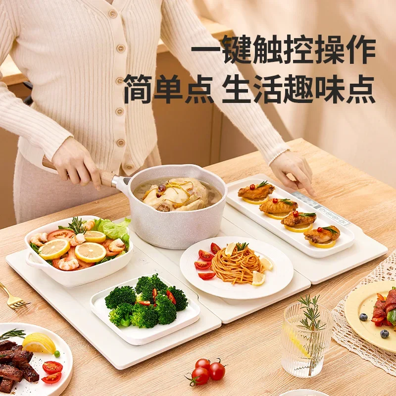 110V 220V Splicing Folding Warming Board Hot Cutting Board Meal Insulation Board food warmer