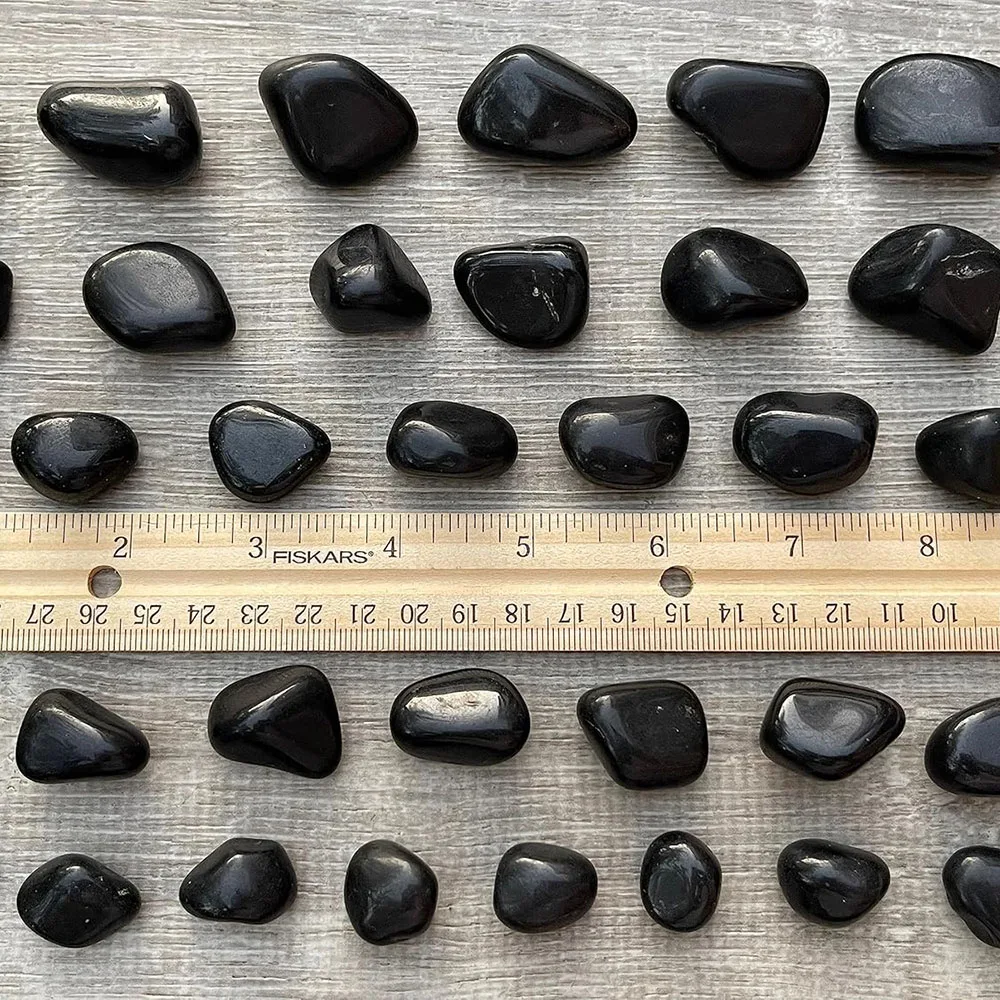 Natural Black Tourmaline Tumbled Stones Bulk Healing Crystal Energy Minerals Specimen Reiki Quartz Gems Tank Aquarium Home Decor