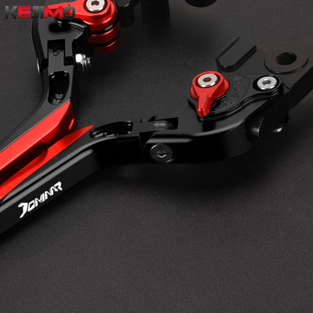 Motorcycle Adjustable Brake Clutch Lever Hand Grips Handlebar Ends Aluminum For BAJAJ Dominar 250 / 400 DOMINAR 400 DOMINAR 250