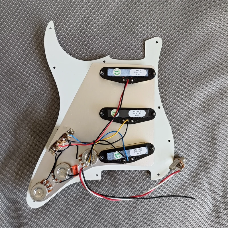 Aktualizovat naložený SSS embellished kytara pickguard aluminium panel SSL1 pickups CTS hrnce sváření postroj kytara příslušenství