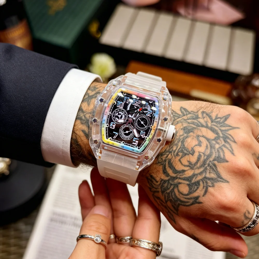 นาฬิกาควอทซ์โปร่งใสทรงกระบอกระ - Luxury Watch Jacob And Co บทวิจารณ์และราคา
