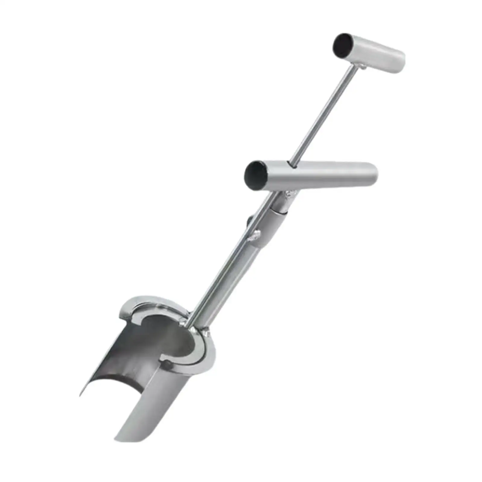 Seedling Transplanter Bulb Planter Long Handle Stainless Steel Garden Tool for Lawn and Crop Planting