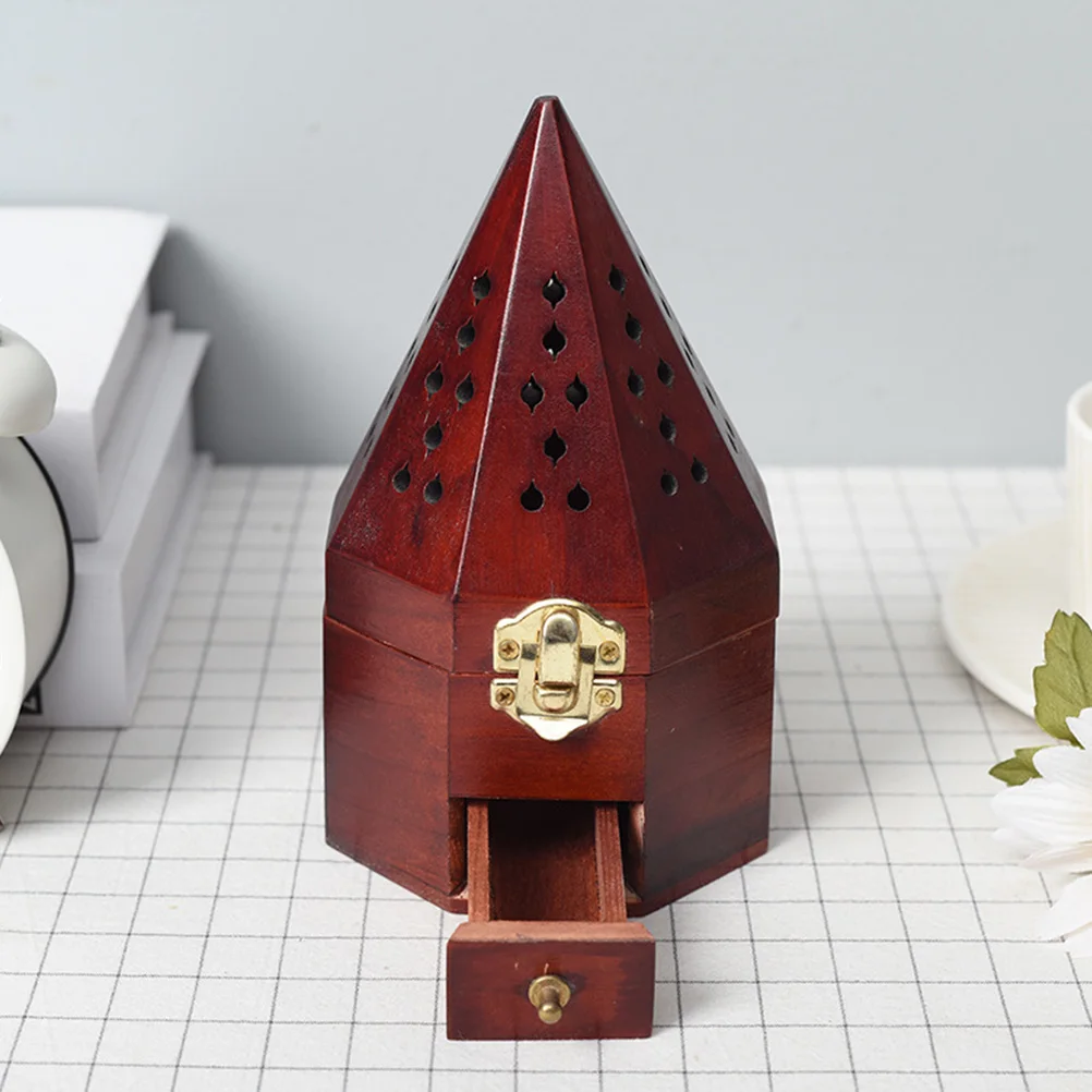 

Artistic Incense Burner Fine Workmanship Compact Size Home Censer Holder Unique Design Exquisite Gift Incense Cone Holder