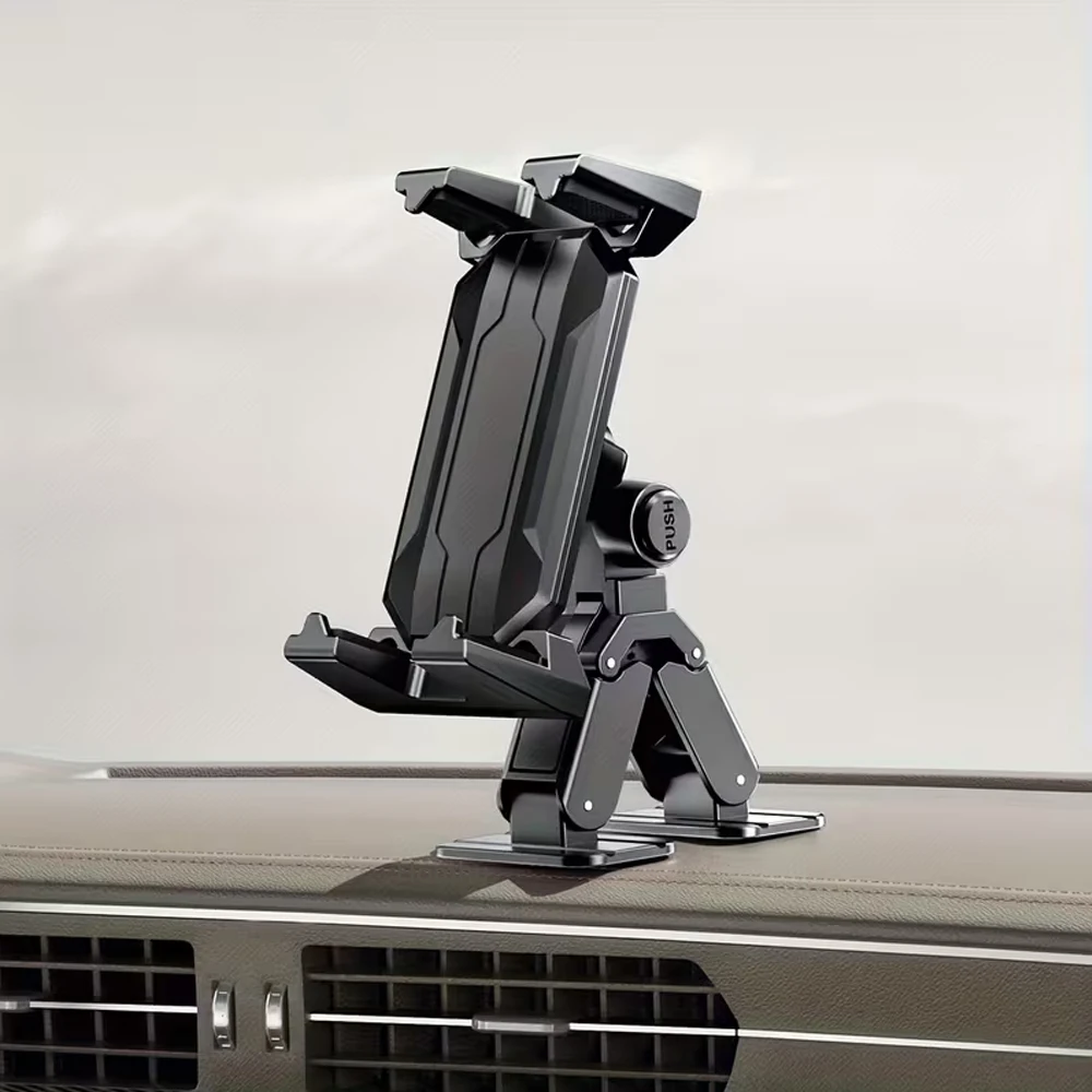 360-Grad-Drehbarer Tablet-Ständer und Handyhalterung für Auto, Schreibtisch, Wand, Desktop mit Selbstklebender Basis, Handy-Halterung Zubehör – Detail 1