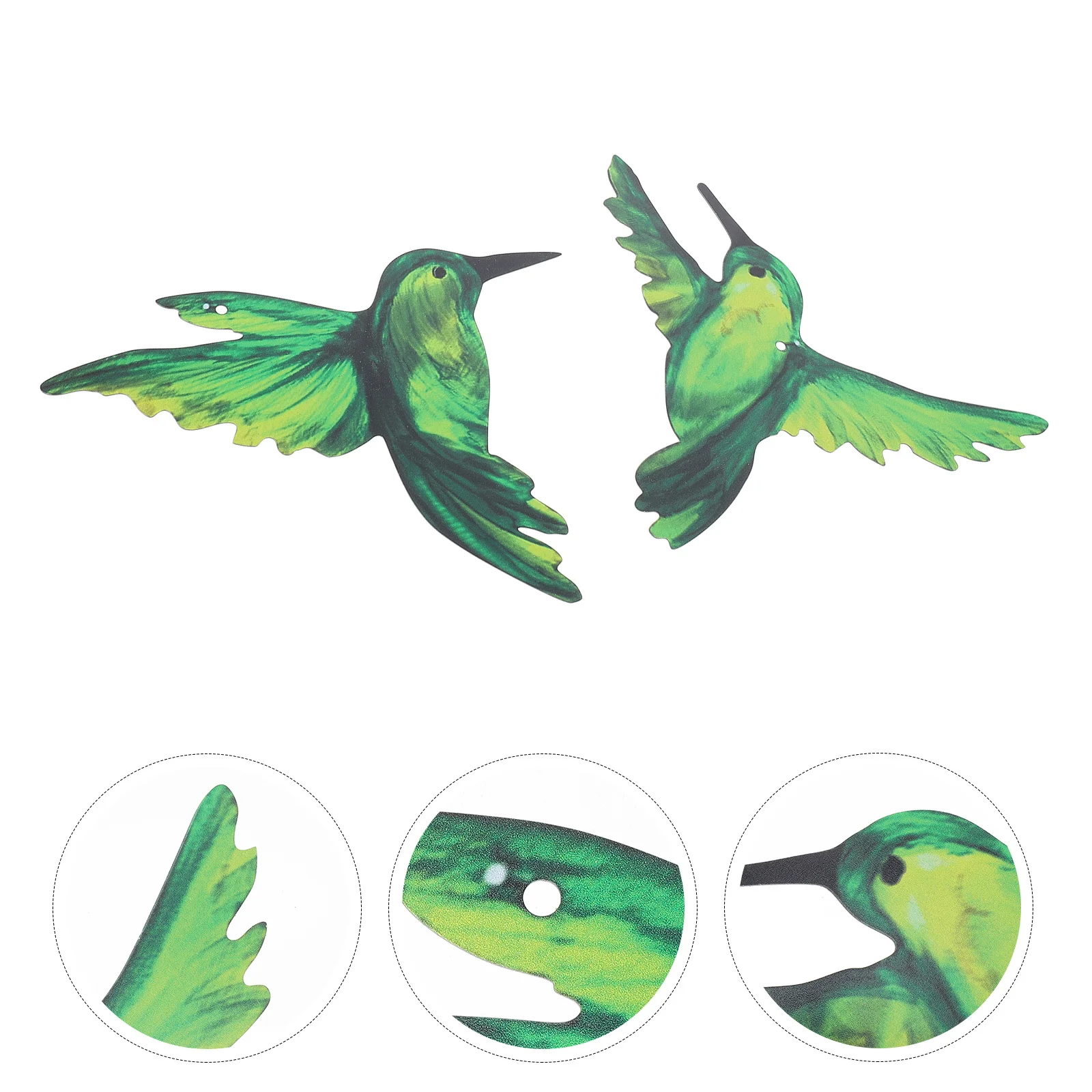 

2Pcs Iron Craft Bird Wall Pendant Indoor Hanging Decor Metal Wall Art Home Decoration Bird Shaped Hanging Decoration