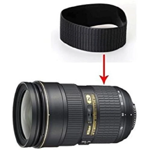 100% oryginalny nowy zestaw pierścieni uchwyt gumowy Zoom + focus dla NIKKOR 24-70MM 1:2.8G F/2.8G obiektyw ED