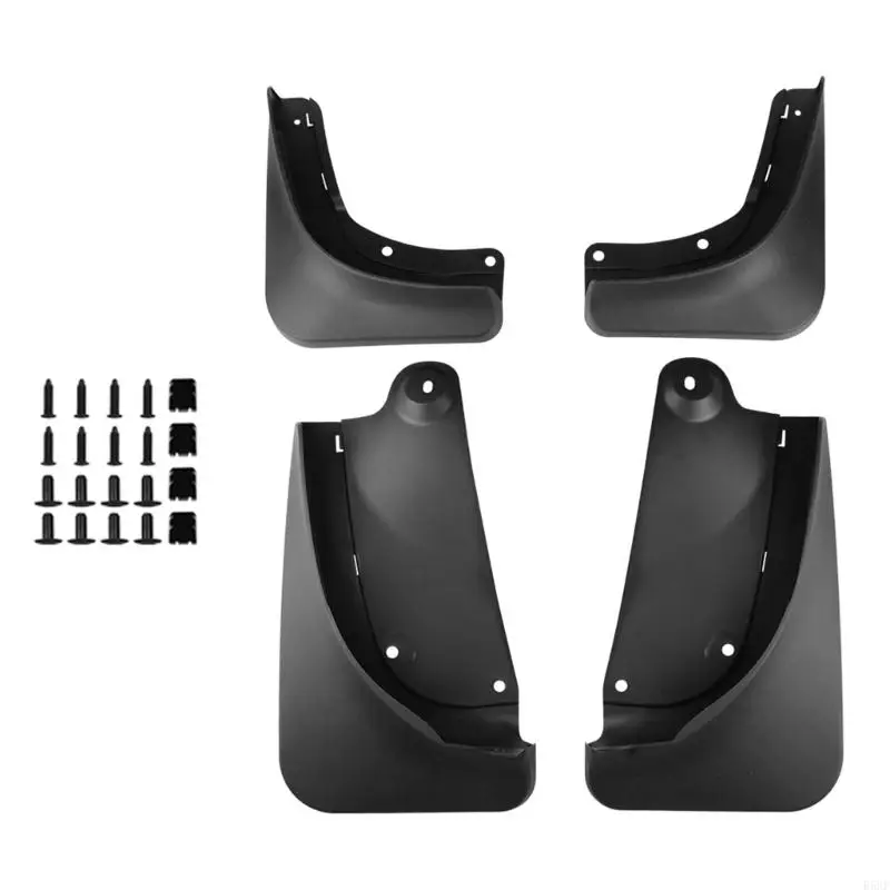 

2025 New Car Exterior Mudflap Set Enhances Tire Sprays Containment Accuracy Fitment Streamlined Mud Flaps Designs for