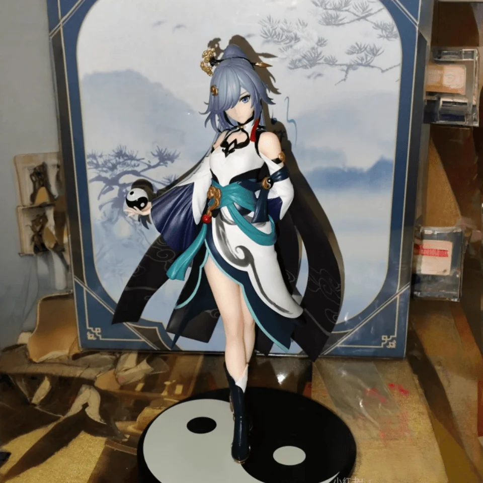 

Original 21cm Myethos Honkai Impact 3 Game Fu Hua Cloud Ink And Heart 1 /8 Anime Figure Collectible Desktop Friends Toy