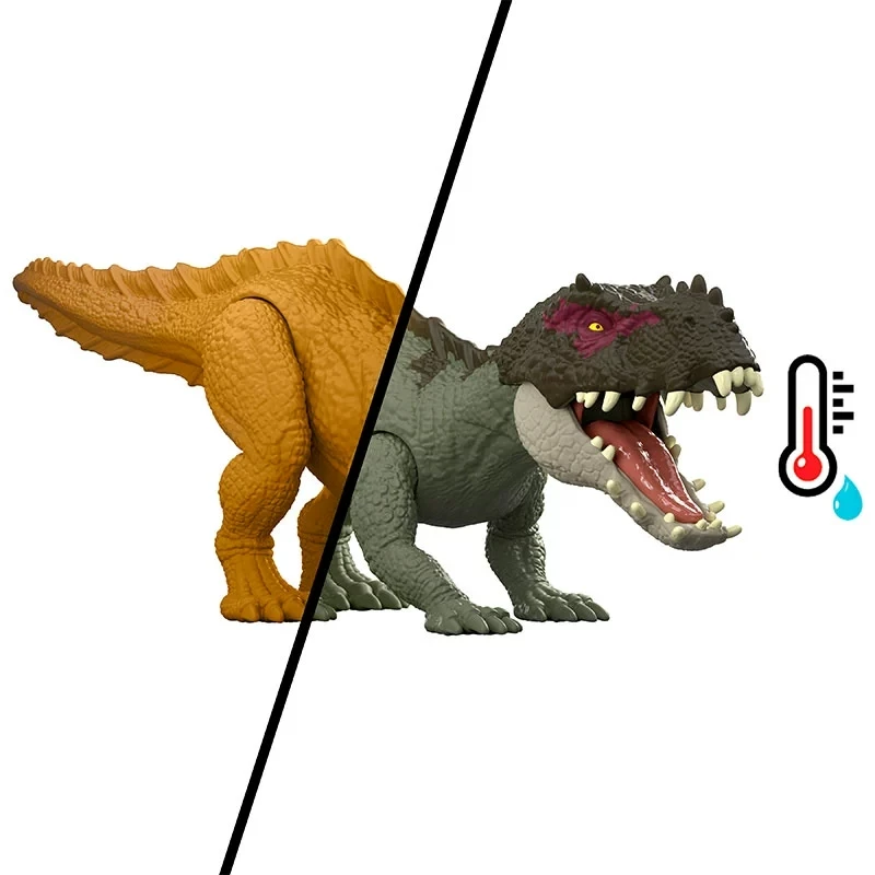 العالم الجوراسي ديناصور نموذج الديناصور الحراري معركة حزمة اللون تغيير مجموعات الالعاب شخصيات حيوانات الأولاد التفاعل لعبة هدية