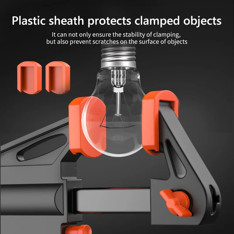 5 قطعة صغيرة 4 بوصة F-نوع المشبك النجارة العمل بار المشبك أداة تحديد كليب دليل سريع ضغط قبضة كليب