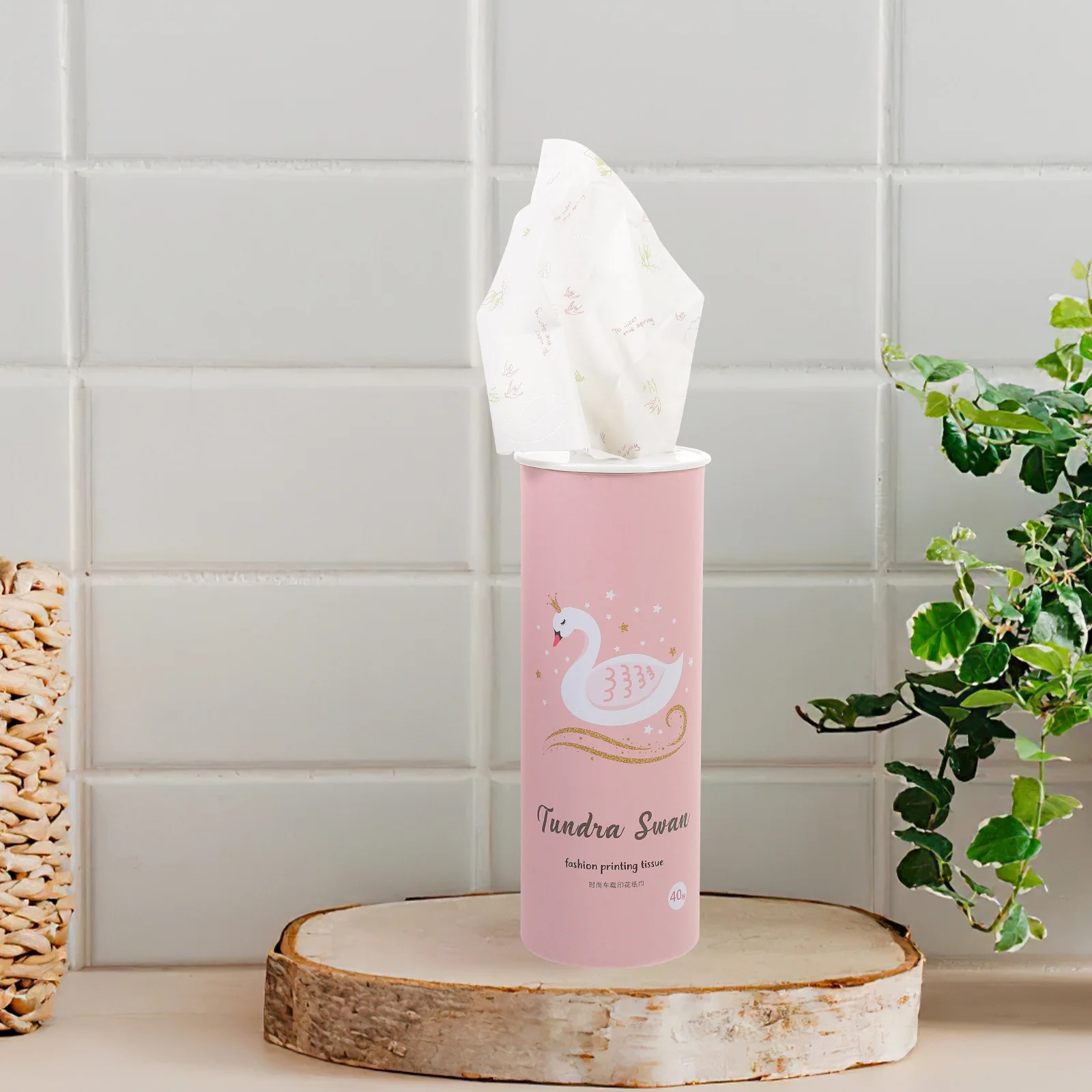 

3Pcs Car Cylinder Tissue Box Round Container Sturdy Durable Compact Large Capacity Home Store Restaurant Car Accessories