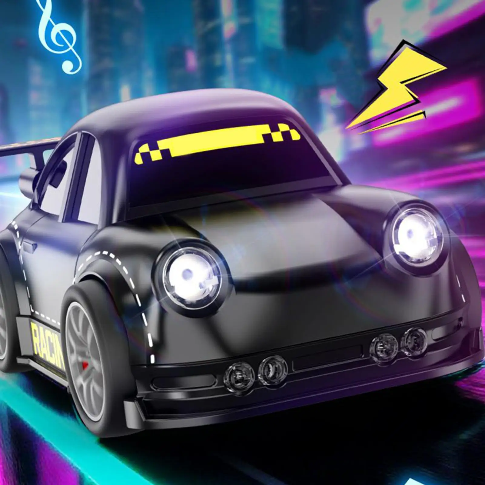 

RC Cars Remote Control Car 2.4G High Speed 4WD 360 Rotation Drifting RC Vehicle Mini Toys with LED Lights and Sound for Birthday