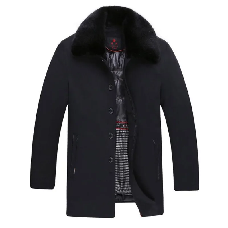 Thickened Cotton-padded Clothes Middle-aged Elderly People Men's Fathers Men's Winter Clothes Fathers Thickened Clothes Grandpas