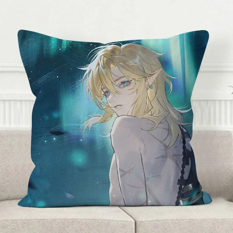 Game Link Pillow Case Vedio Game Decorative Pillowcases Boy Girl Kid Room Aesthetics Gift Sofa Double Bed Cushions Cover 40x40cm