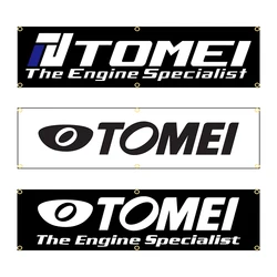 60X240cm Tomeis Racing Car Banner Flag Polyester Printed Garage or Outdoor Decoration Tapestry