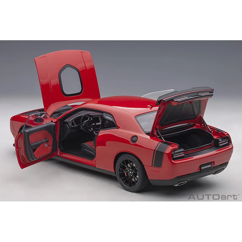 1:18 AUTOart Dodge Challenger 392 HEMI Scat Pack Shaker 2018 Alloy Car Model Collectible Car Model Metal Diecast