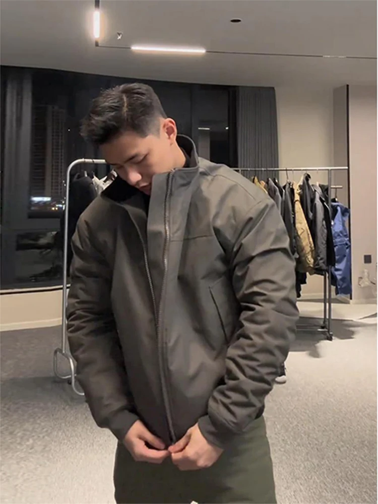 

American Sle Thiened Baseball Jaet Men's Autumn Winter Coat Cleanfit Pilot Cotton Workwear Loose Fit Youth Trendy