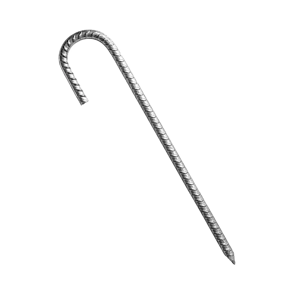 

Heavy Duty Rebar Stakes Ground Anchor Tent Anchors Galvanized Steel Trampoline Swing Sets Camping