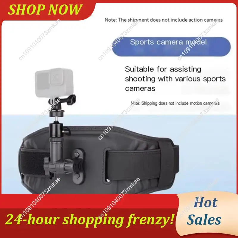 Daily Sale For Universal Sports Camera Fixed Waist Belt Photography Live Broadcast With Bracket 1/4 Interface Sports Camera Belt