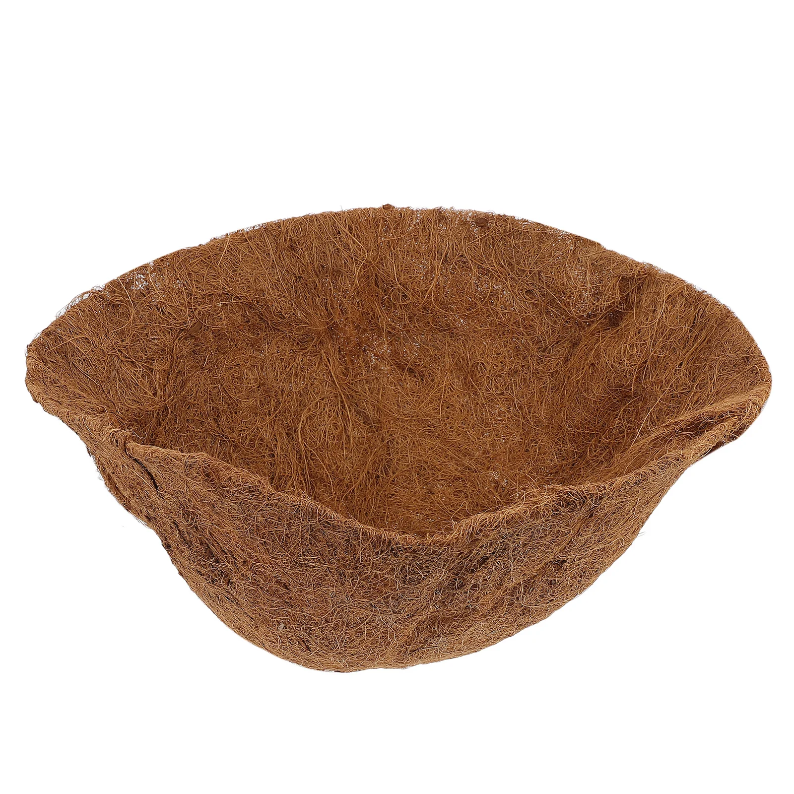 

2Pcs Half Ball Coconut Fiber Flowerpot Liner Cushion Natural Breathable Hydrophobic Plant Pot Mat for Spider