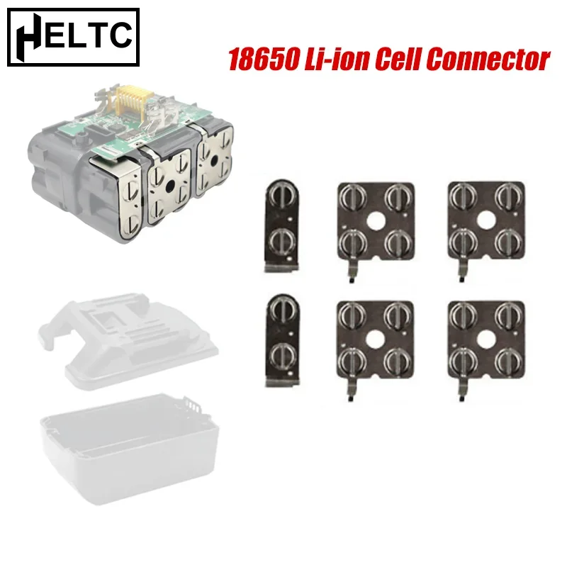 18650 Li-ion Cell Connector 1Set Nickel Sheet Lithium Battery Pack Electric Tool BL1830 For 18V Li-ion Battery Box LXT BL1860