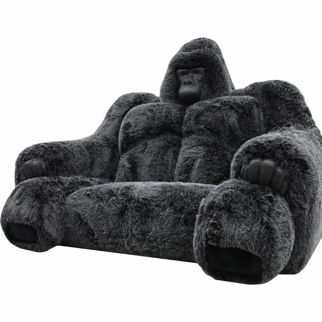 Giant Animal Sofa Gorilla Chimpanzee Animal, Cartoon King Kong Orangutan Sofa