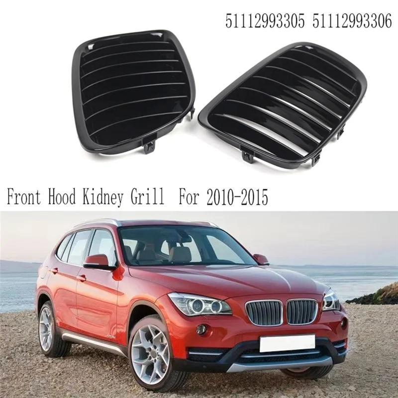 

Комплект решеток переднего бампера в стиле гонок для BMW X1 серии E84 2010-2015, OEM 51112993305 И 51112993306