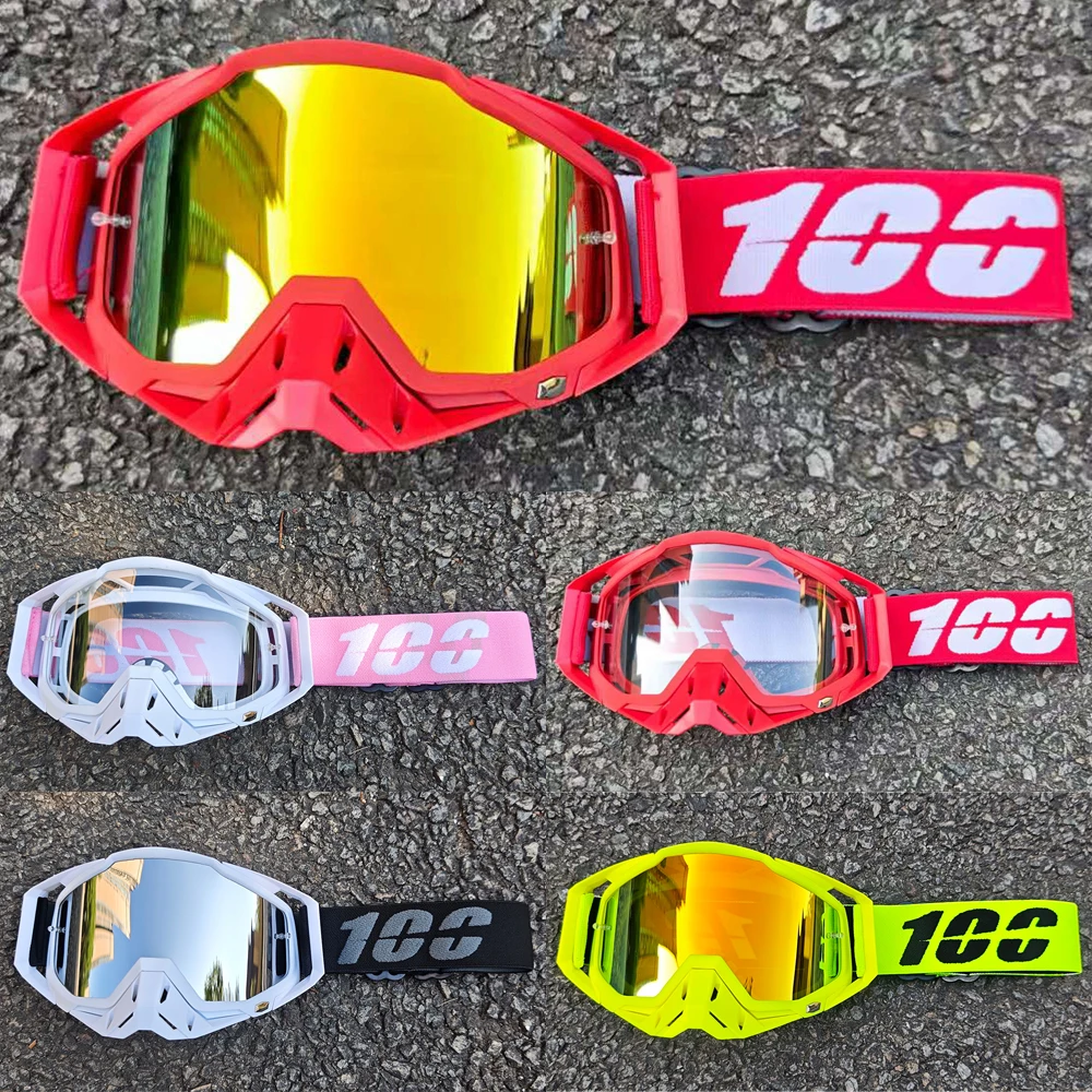 

Bicycle Glasses 100 Men Women Birthday Gift Trendy Off Road Goggles Windproof Dustproof Motorcycle Bicycle Ski Glasses