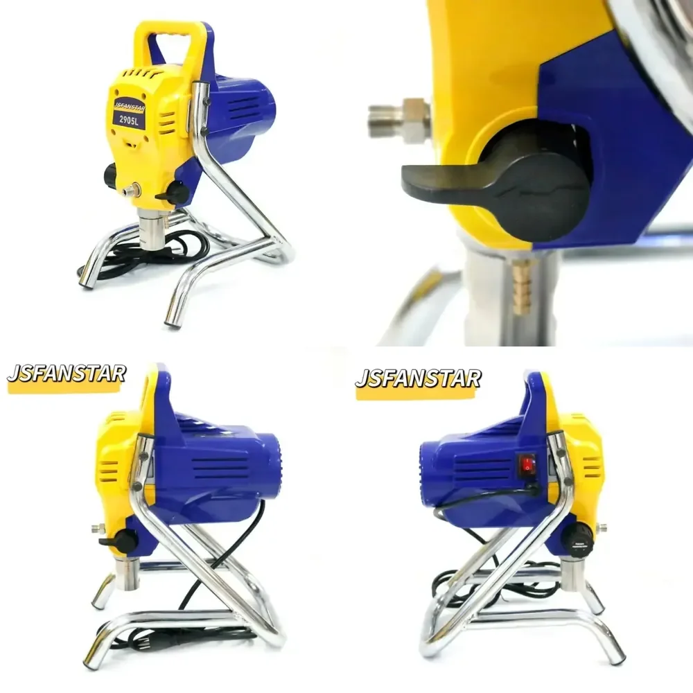 2905 Portable Brushless Motor Electric High Pressure Airless Paint Sprayer with Piston Pump