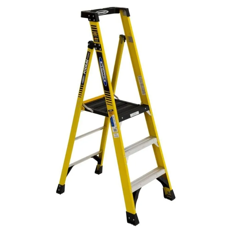 

Werner, PD7303, Podium Stepladder, 3 Ft, Fiberglass, 375 Lb Yellow