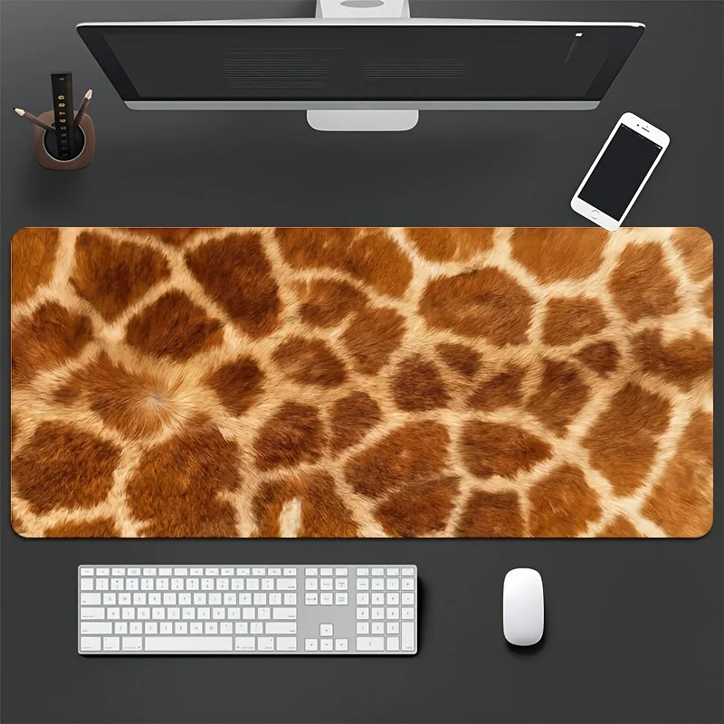 

Giraffe Skin Print Mouse Pad Gaming Desk Mat Non-Slip Rubber Base Large Mouse Pad for PC Laptop Keyboard Office Gaming Desk