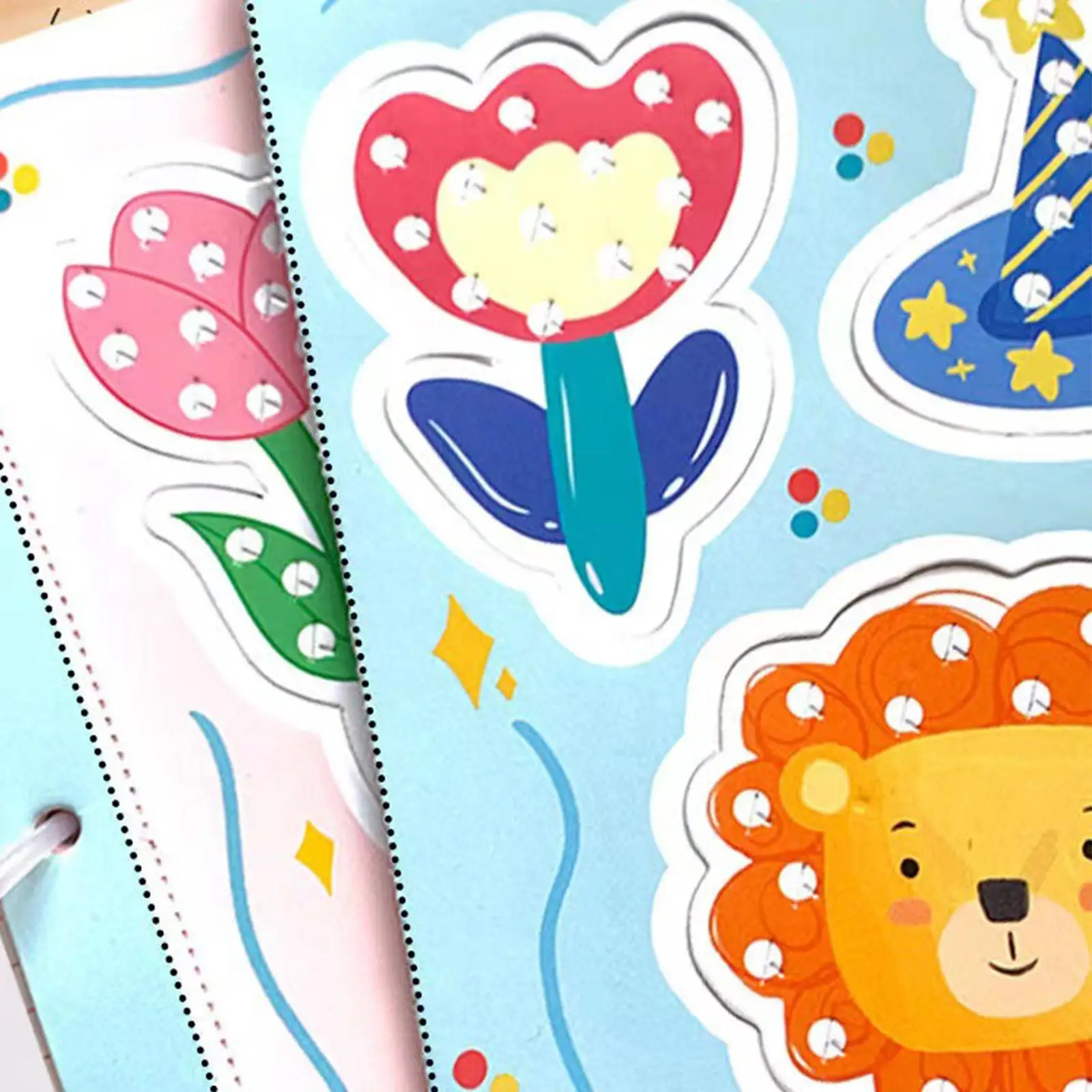 Kids Activity Book Reusable Sticker Dress Up Toy for Girls Montessori Learning Set with Coloring Pages and Craft Supplies for