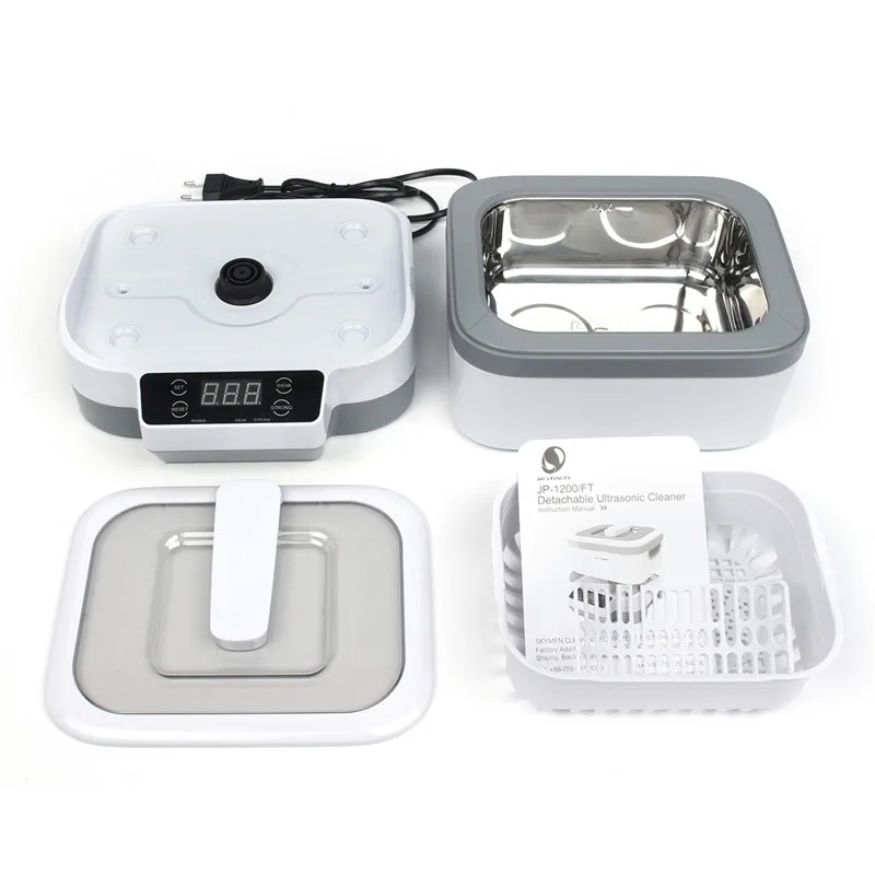 New products in china market new technology detachable ultrasonic cleaner 1.2liter digital ultrasonic water bath 1200ml JP-1200