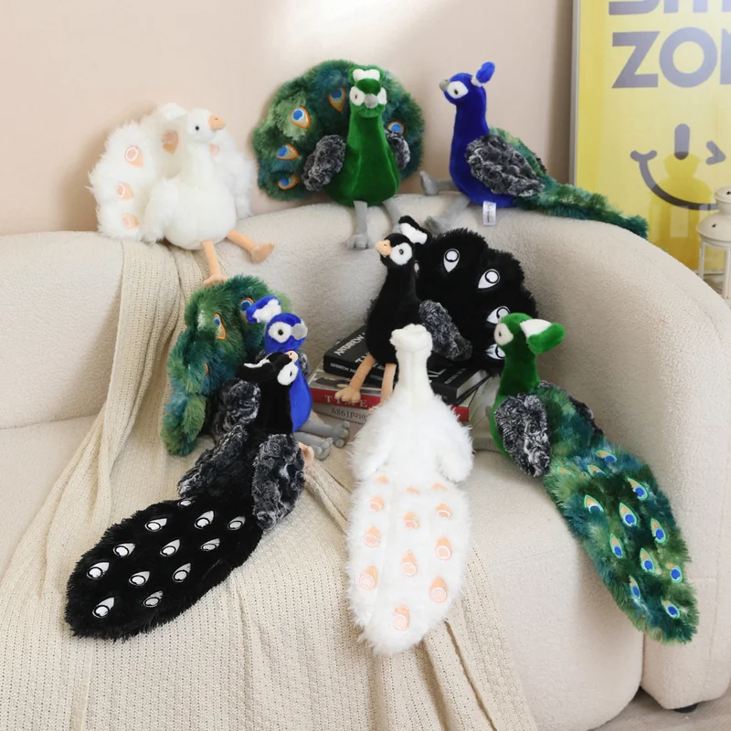 

Peacock Plush Toys Simulated Bird Peluche Dolls Toys Hobbies Collection Kids Toys Home Decor Toys Creative Gifts Birthday Gift