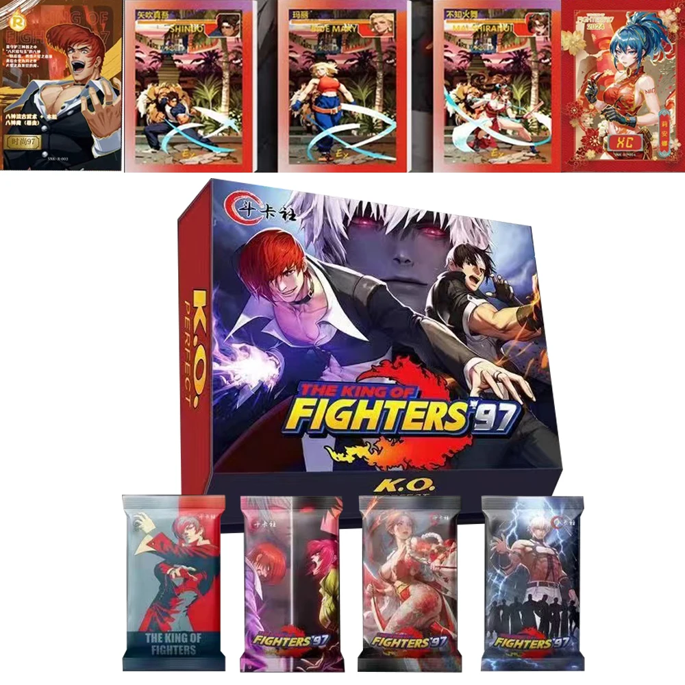 The King Of Fighters\'97 Game Cards Anime Figure Arcade Fighting Types Classic Characters Chizuru Kagura Collection Gifts Gift