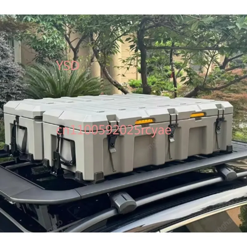Roof storage boxes for camping and hiking gear storage products