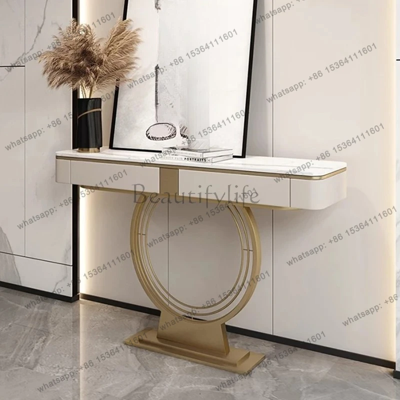 Simple Style Console Tables Entryway Aesthetic Modern Luxury Console Table Design Storage Wohnzimmer Tisch Furniture Living Room
