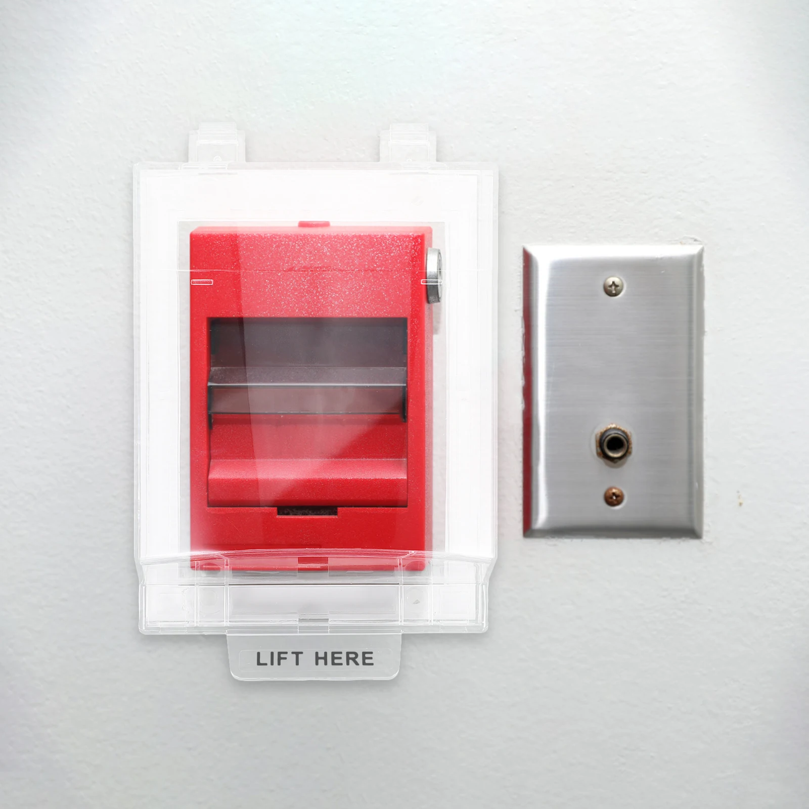 Alarm Switch Protective Cover Emergency Stop Button Comprehensive Protection Fire Manual Reset Safety