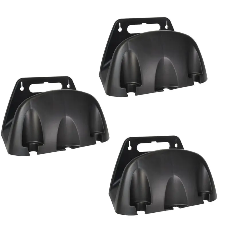 A53Q-Wall Mounted Garden Irrigation Hose Hanger Plastic Rack Faucet Watering Hose Storage Rack Pipe Wrap Rack