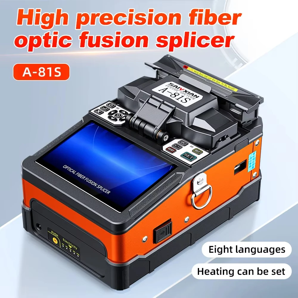 High Precision A-81S Optical Fiber Fusion Splicer 6 Motors Fast Splicing Machine Core Core Alignment 5