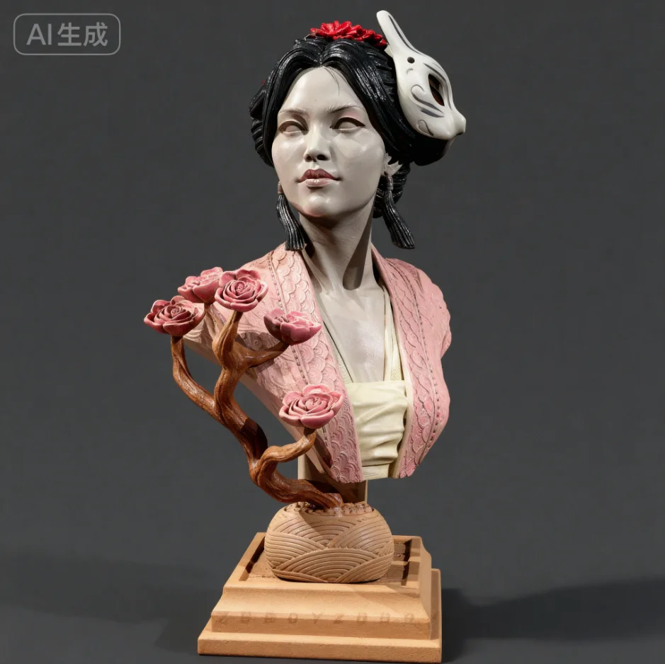 

Overall heights 70mm 90mm Resin model kit colorless self-assembly TD-7590/3D