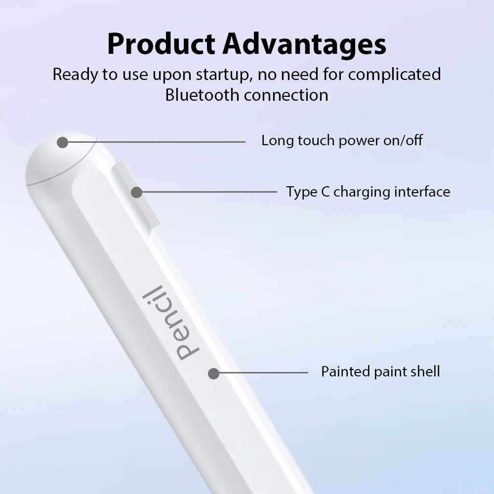 For Apple Pencil For iPad Air 11 M4 M3 M2 5 4 A16 10 9 10th 9th Generation Stylus Pen Pro 13 11th M5 12.9 Mini 6 7 8 Touch Pens