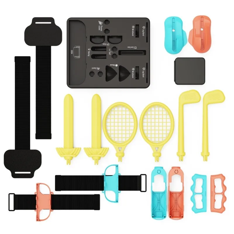 B49C For Switch 2 Sports Accessories Bundle With Organizer Storage Stand For Sports Games Family Sport Accessories Kit