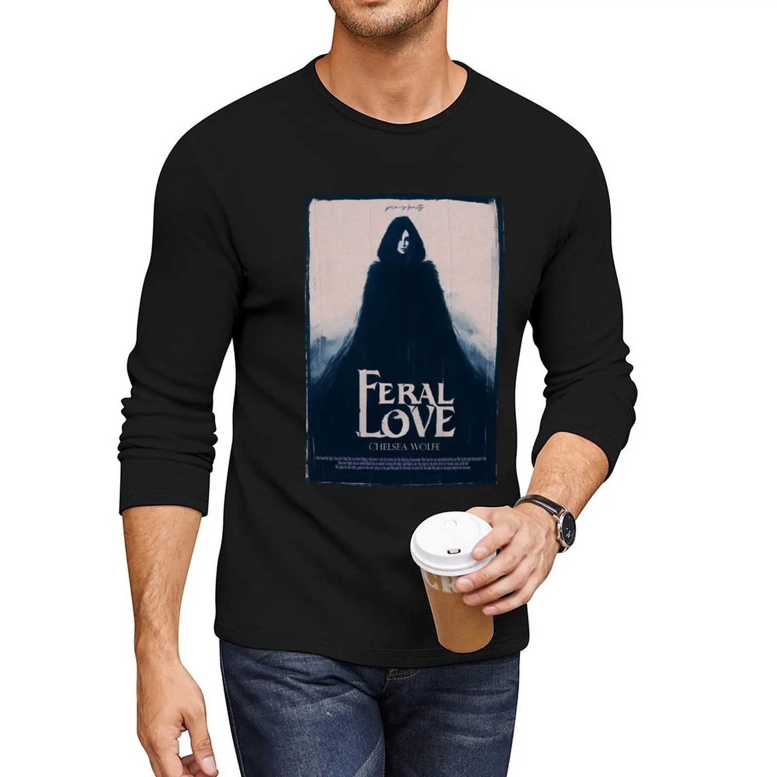 Feral Love - Chelsea Wolfe Long T-Shirt tops t shirt men