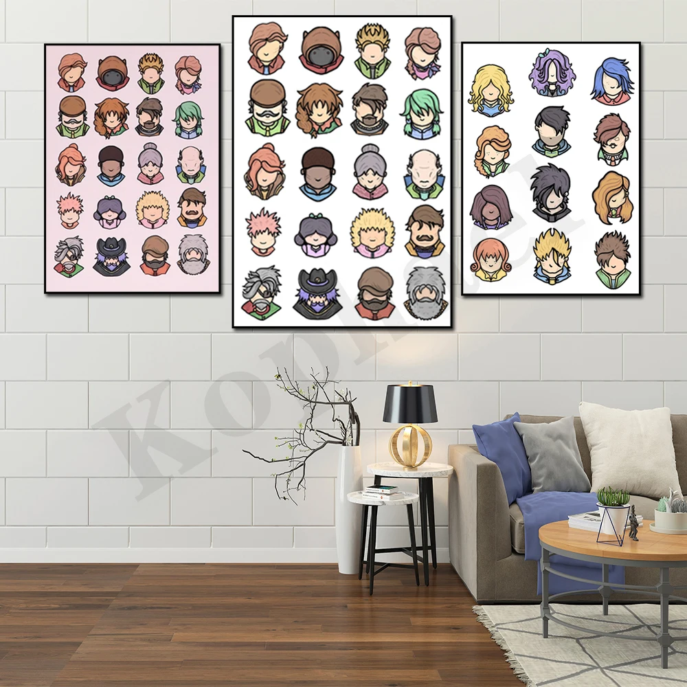 Stardew Valley Pelican Villagers Marriage Characters Canvas Painting Wall Art Pictures Home Decor