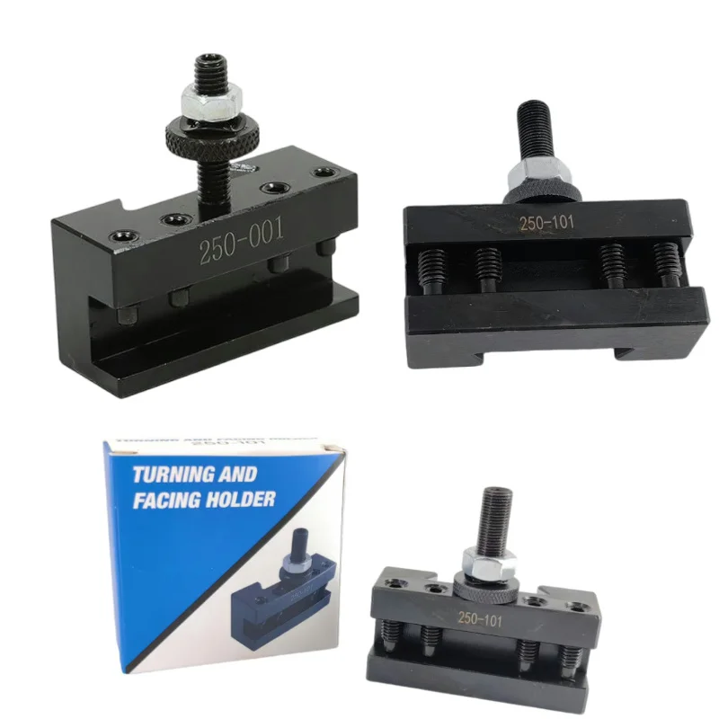 American-Style Quick-Change Tool Holder Set with Piston-Wedge Design for Turning and Boring Operations 250-001/101/201/301/401