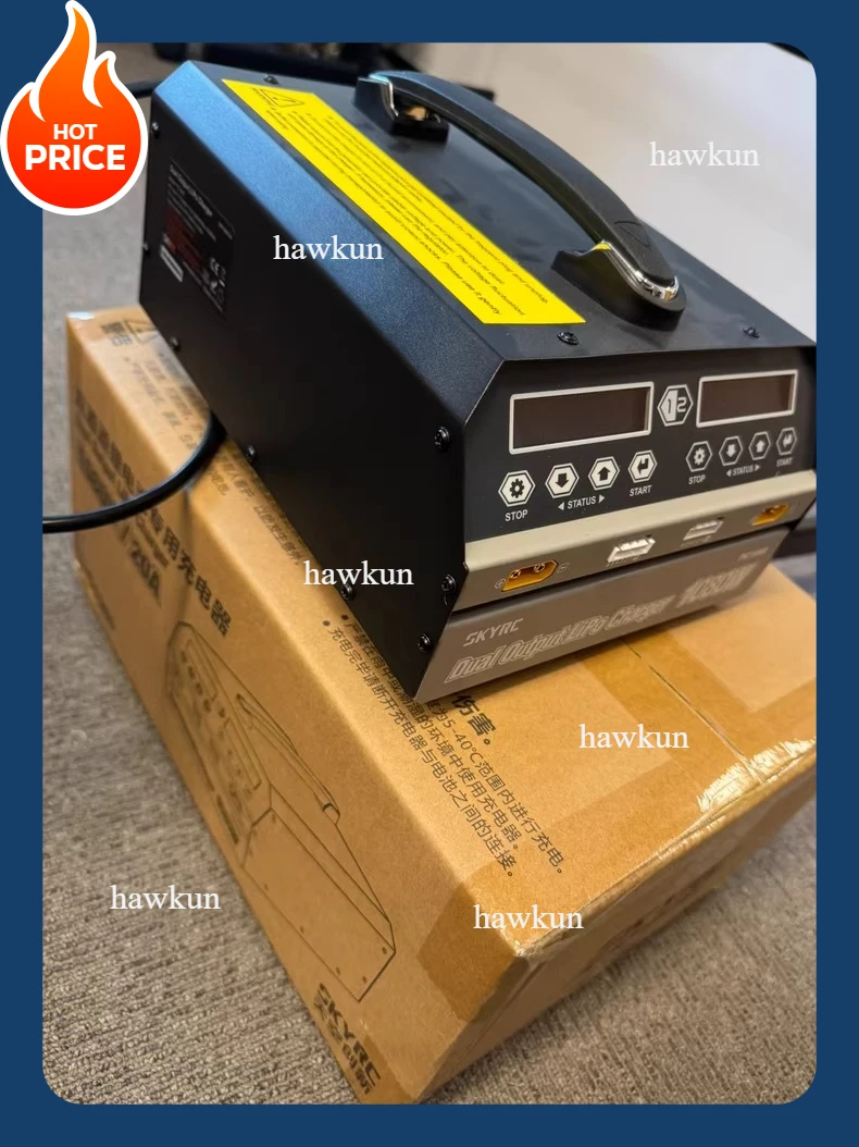 

SKYRC PC1080 1080 Вт 20 А двухканальное зарядное устройство Lipo для сельскохозяйственного опрыскивающего дрона БПЛА