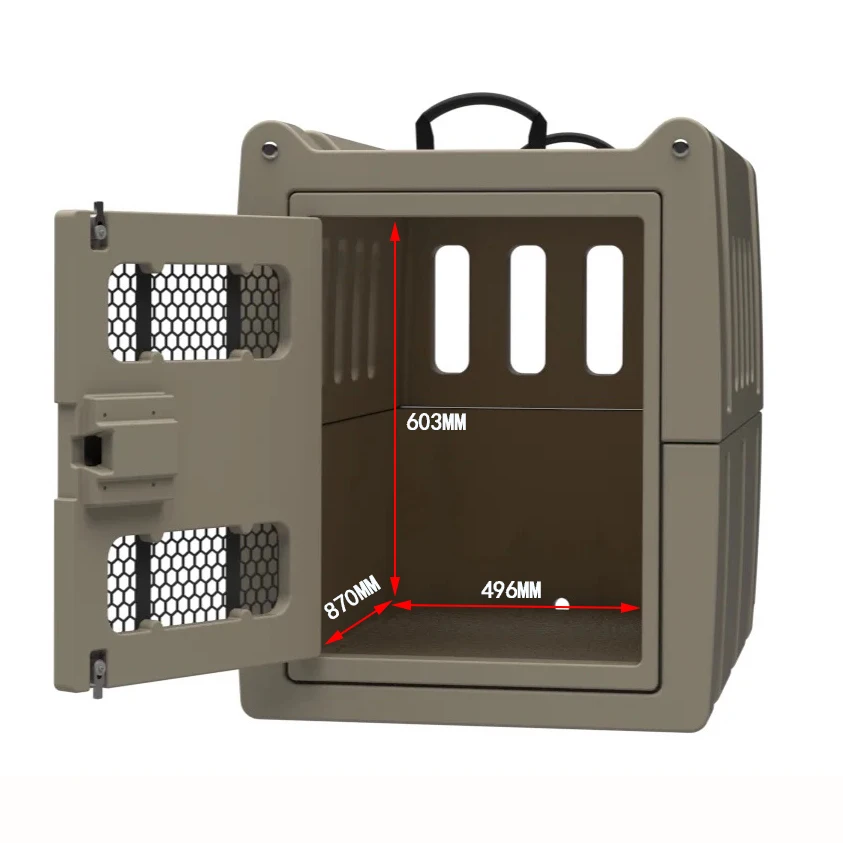 Custom OEM Design Modern Waterproof Movable Outdoor Indoor Plastic Pet Kennels Dog House