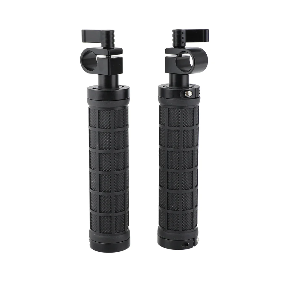 SZRIG 2 Pcs 15mm Rod Clamp Camera Handle Grips for Shoulder Mount DSLR  Camera Support Rig Monitor Shoulder Rig