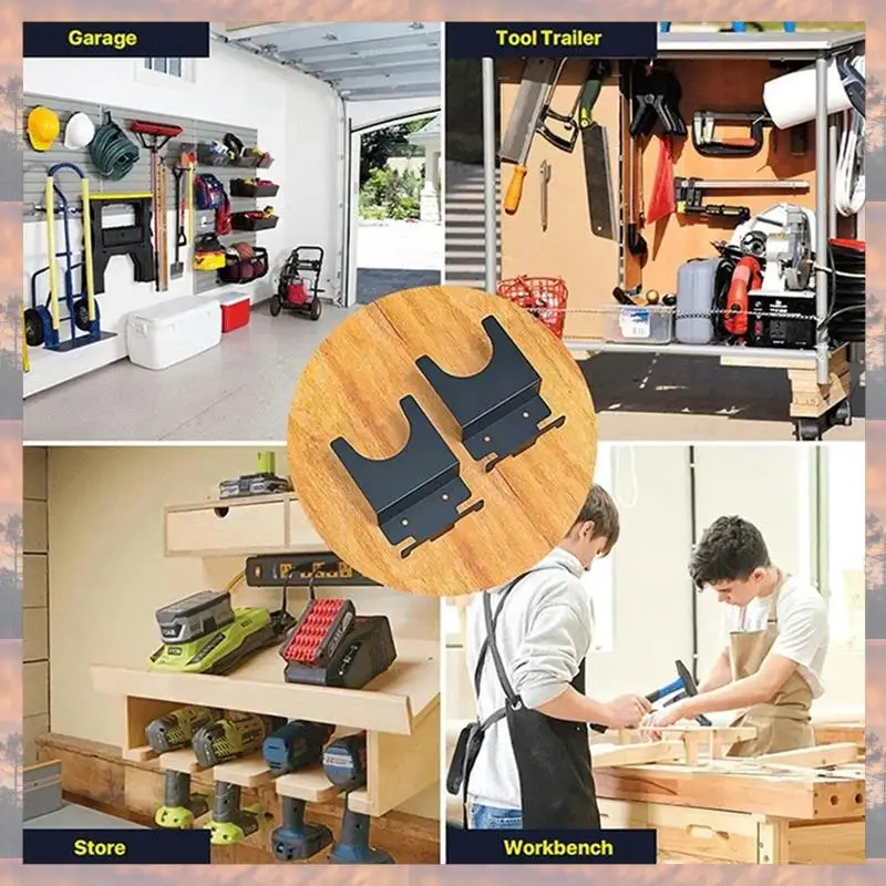 

2025 Trend Angle Grinder Holder Polisher Metal Holder Storage Rack 5Inch Wall Mounted Sander Bracket For Workbenches Workshop